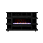 72" Electric Fireplace TV Console – Natural / Oak Bourbon / Clove, Modern Rustic Style, Single Room