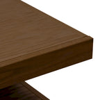 72" Electric Fireplace TV Console – Natural / Oak Bourbon / Clove, Modern Rustic Style, Single Room