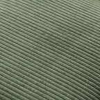 Grey Corduroy Club Chair with Ottoman, Single Seat