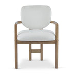 Brown Upholstered Dining Chair, King Louis Style, Set of 2