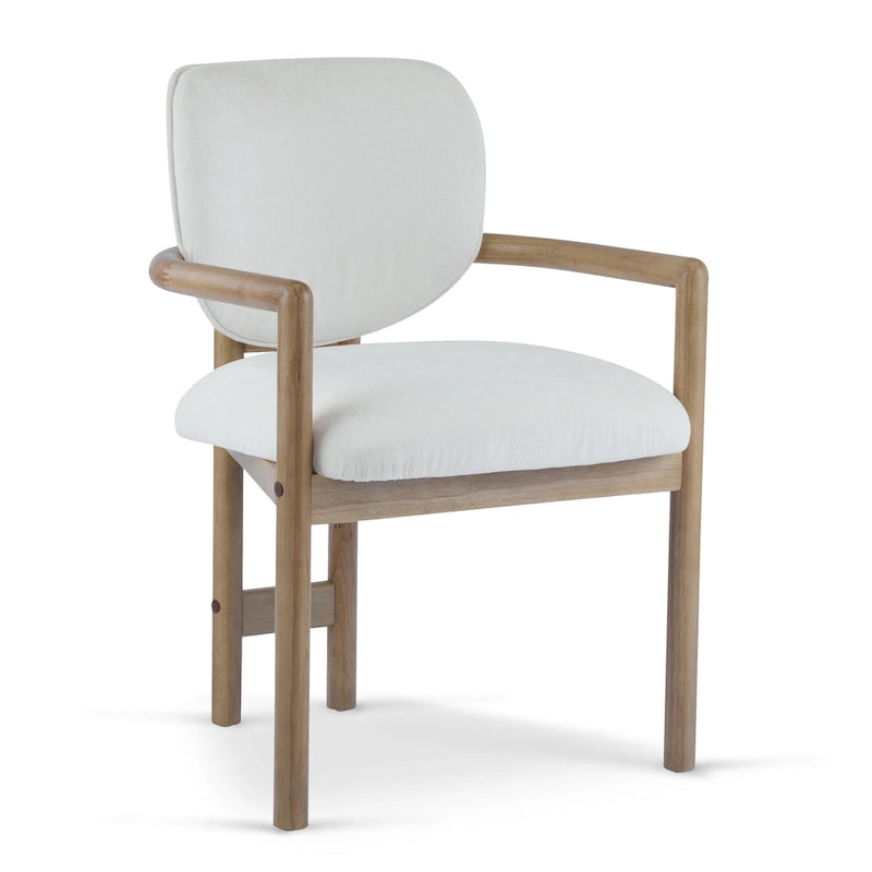 Brown Upholstered Dining Chair, King Louis Style, Set of 2