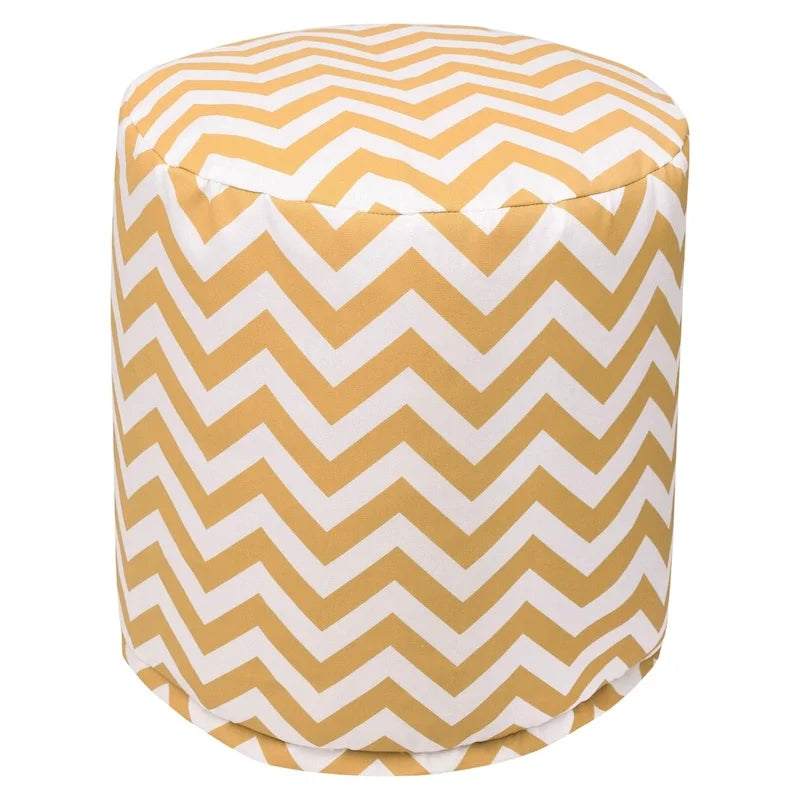 Chevron Ottoman Pouf, Single – Multiple Colors