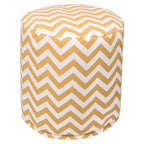 Chevron Ottoman Pouf, Single – Multiple Colors