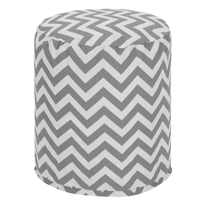Chevron Ottoman Pouf, Single – Multiple Colors