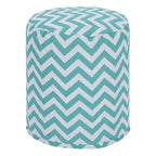 Chevron Ottoman Pouf, Single – Multiple Colors