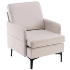 Multi-Color Linen Accent Armchair, Single Seat