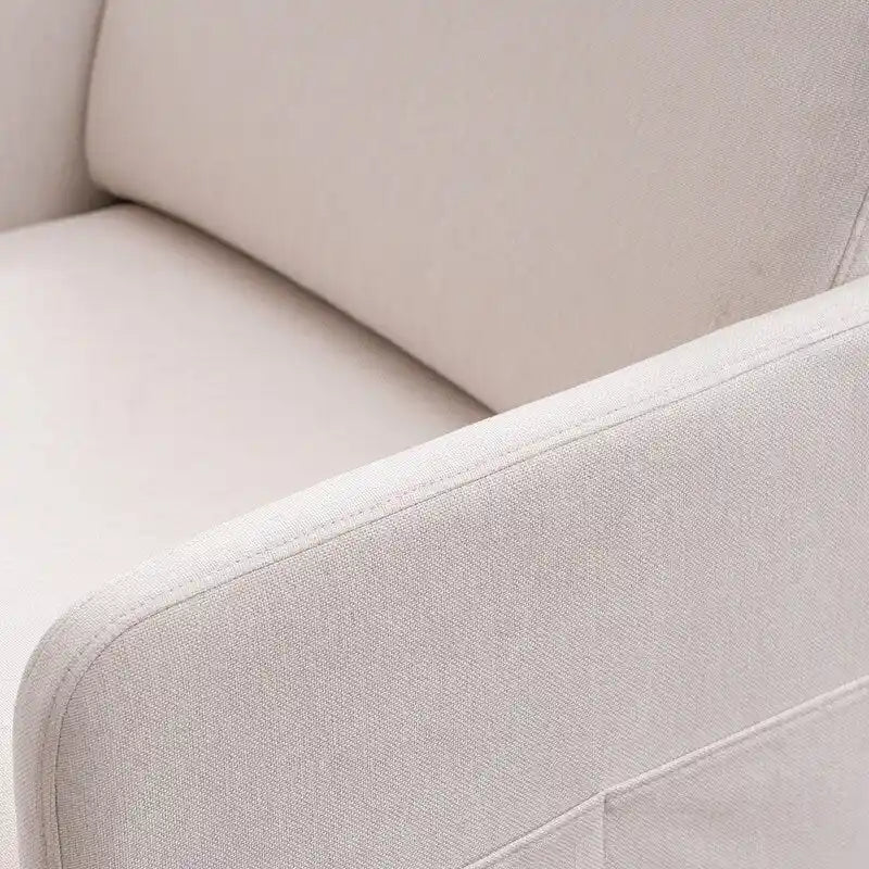Multi-Color Linen Accent Armchair, Single Seat