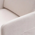 Multi-Color Linen Accent Armchair, Single Seat