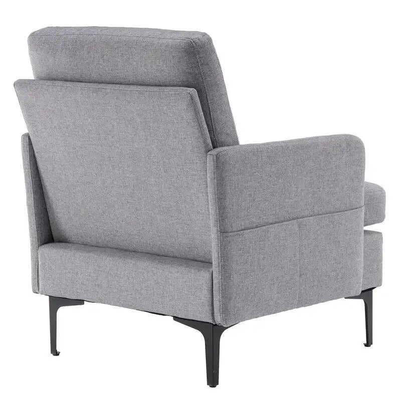 Multi-Color Linen Accent Armchair, Single Seat