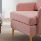 Multi-Color Linen Accent Armchair, Single Seat