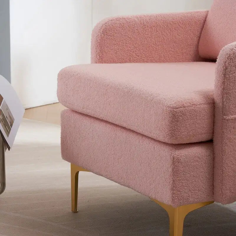 Multi-Color Linen Accent Armchair, Single Seat
