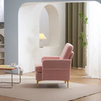 Multi-Color Linen Accent Armchair, Single Seat