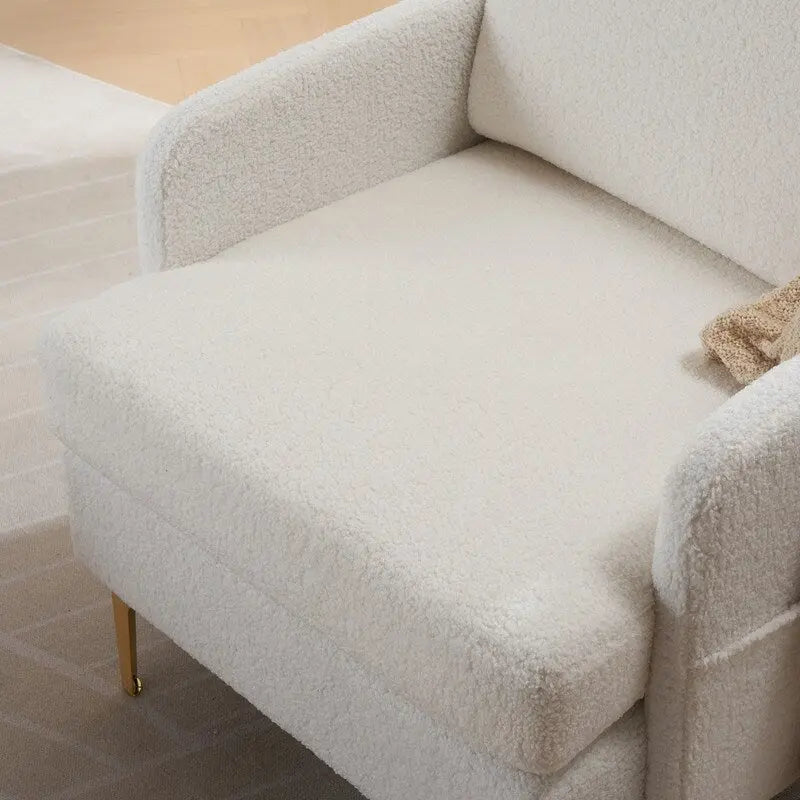Multi-Color Linen Accent Armchair, Single Seat