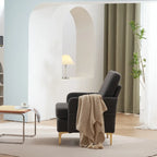Multi-Color Linen Accent Armchair, Single Seat