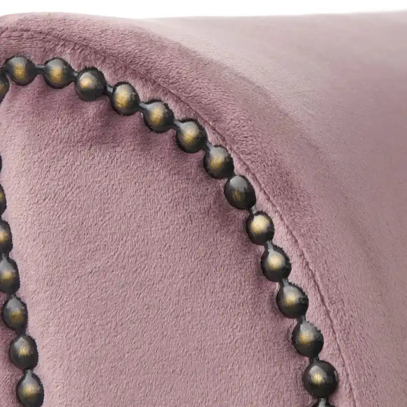 Velvet Storage Chaise Lounge – Lavender Grey / Beige / Light Grey / Midnight Blue, Single