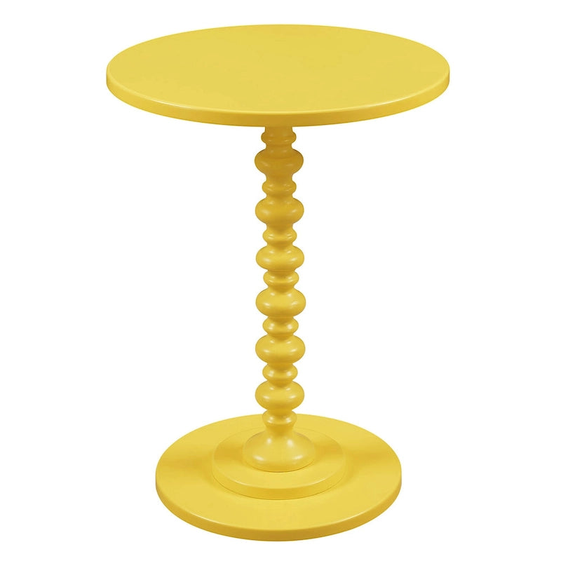 Multi-Color Round Spindle Side Table for 1