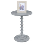 Multi-Color Round Spindle Side Table for 1
