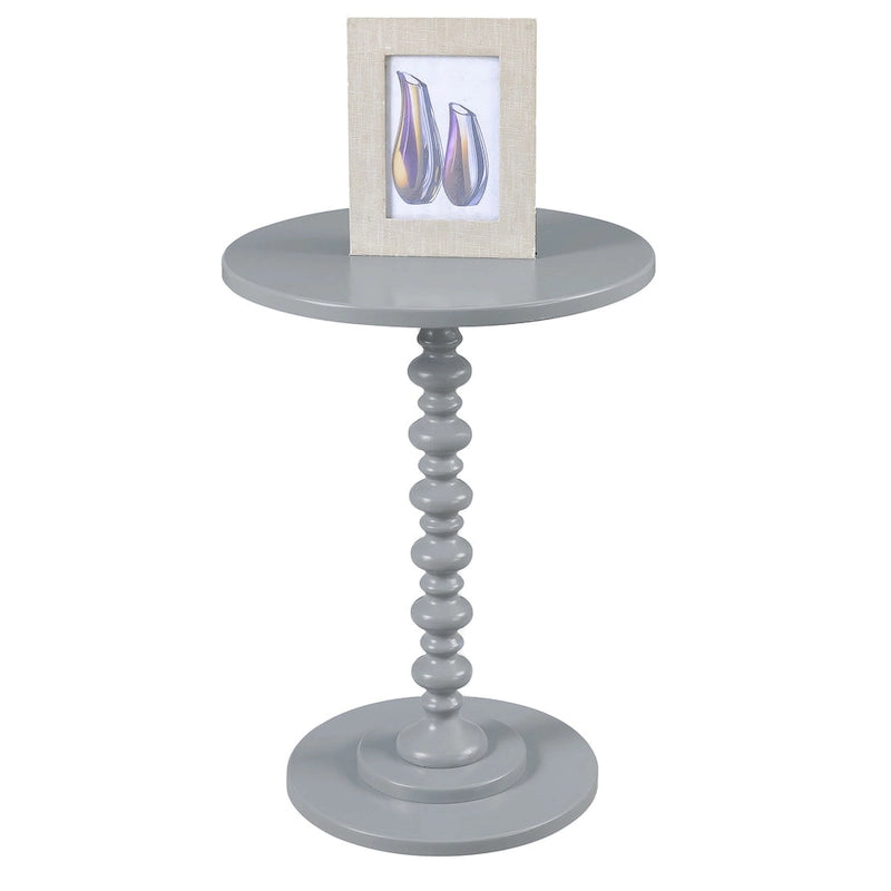 Multi-Color Round Spindle Side Table for 1