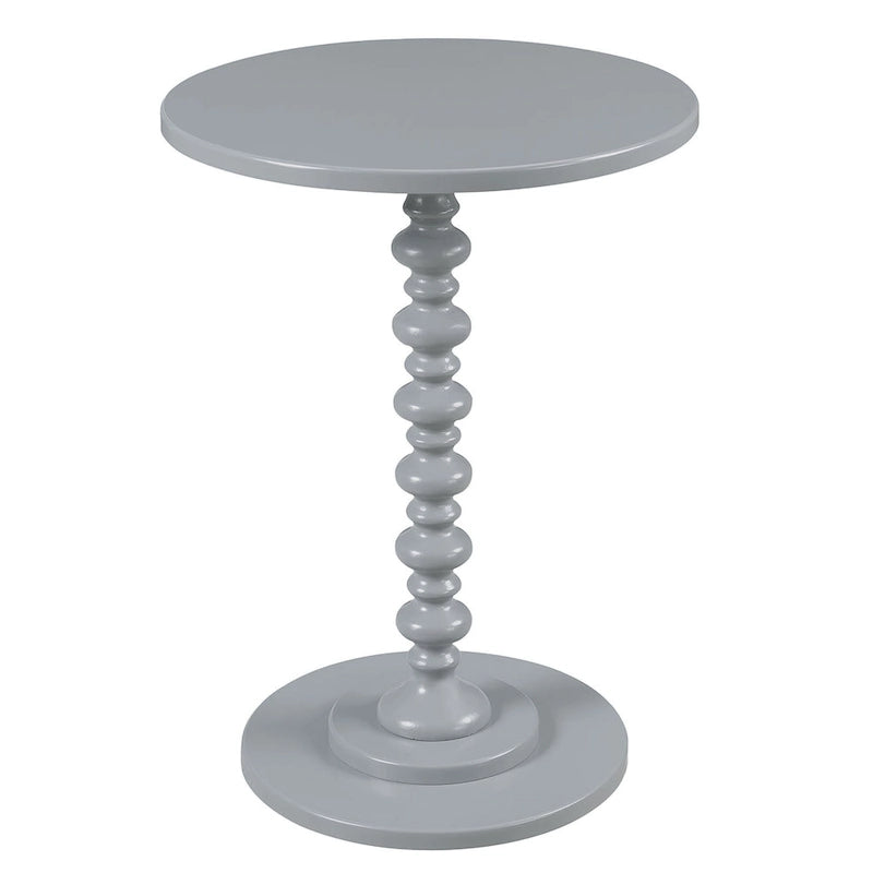 Multi-Color Round Spindle Side Table for 1