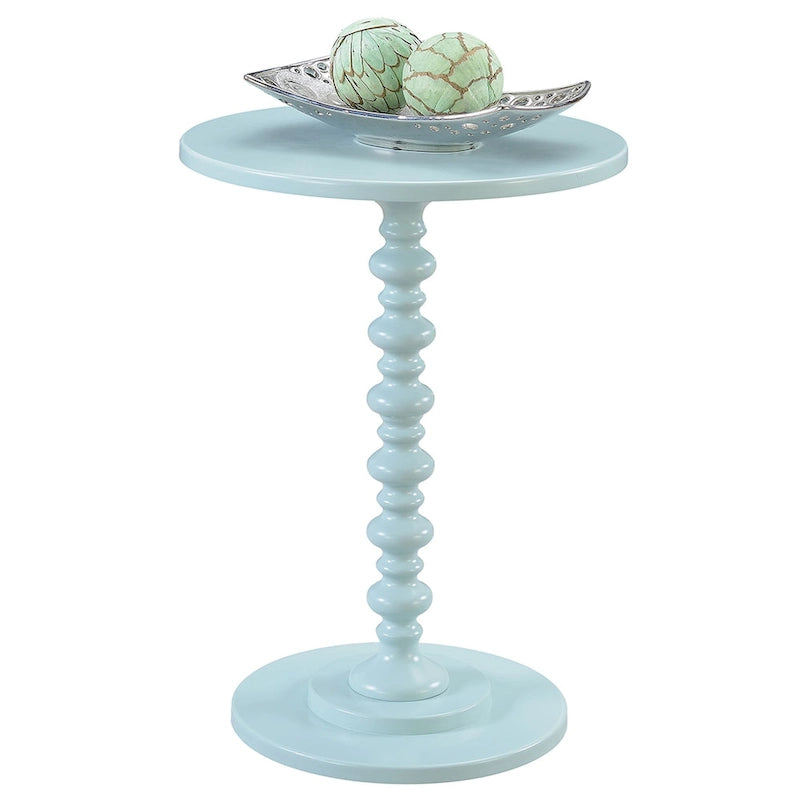 Multi-Color Round Spindle Side Table for 1