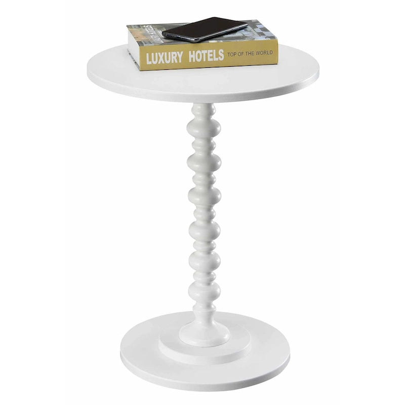 Multi-Color Round Spindle Side Table for 1
