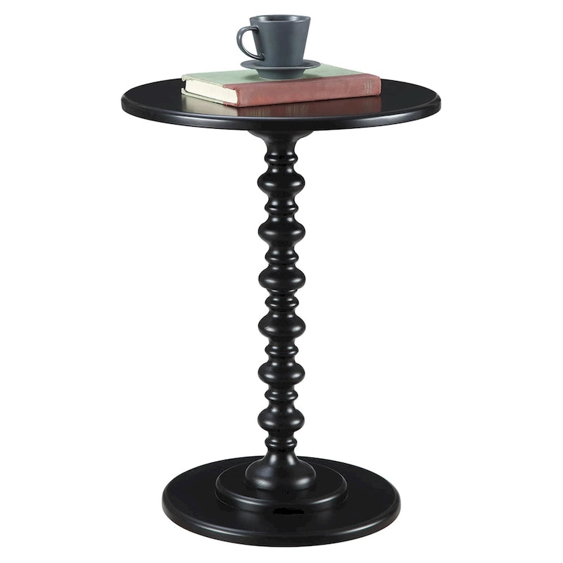 Multi-Color Round Spindle Side Table for 1