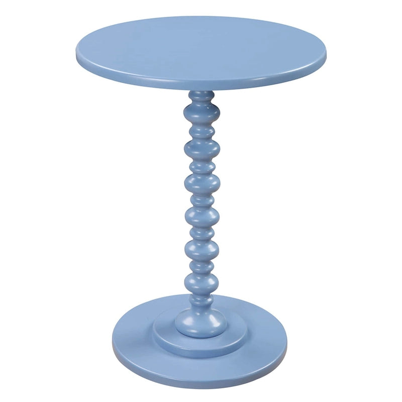 Multi-Color Round Spindle Side Table for 1