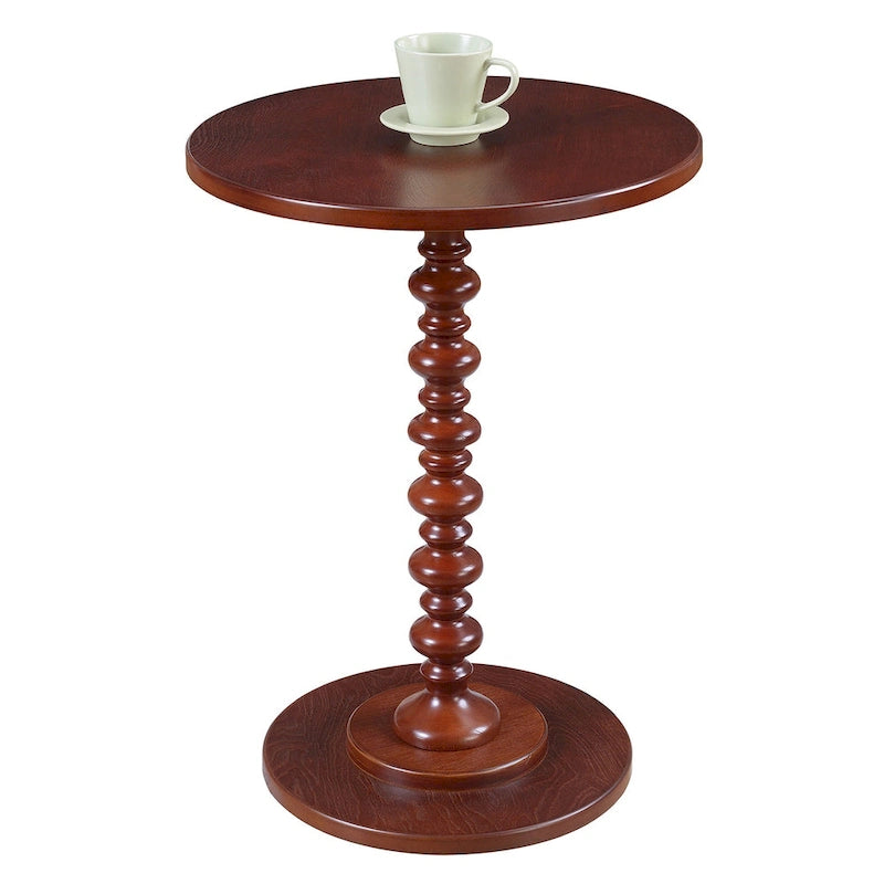 Multi-Color Round Spindle Side Table for 1