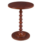 Multi-Color Round Spindle Side Table for 1