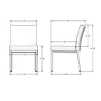 Greyish-Brown & Light Grey 7-Piece Dining Set for 6, Modern Style
