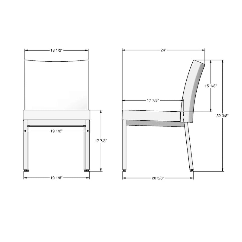 Greyish-Brown & Light Grey 7-Piece Dining Set for 6, Modern Style