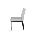 Greyish-Brown & Light Grey 7-Piece Dining Set for 6, Modern Style