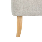 Beige / Grey / Blue Mid-Century Modern Fabric Loveseat – Seats 2
