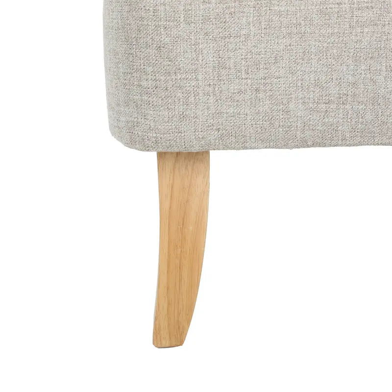 Beige / Grey / Blue Mid-Century Modern Fabric Loveseat – Seats 2