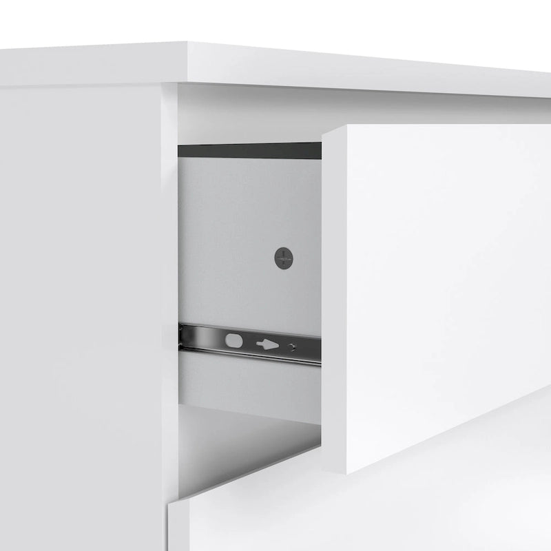 3-Drawer Chest | Truffle Oak / Black Woodgrain / Hickory / Black Matte / White Gloss | Flat-Front Style | 2-Person Assembly