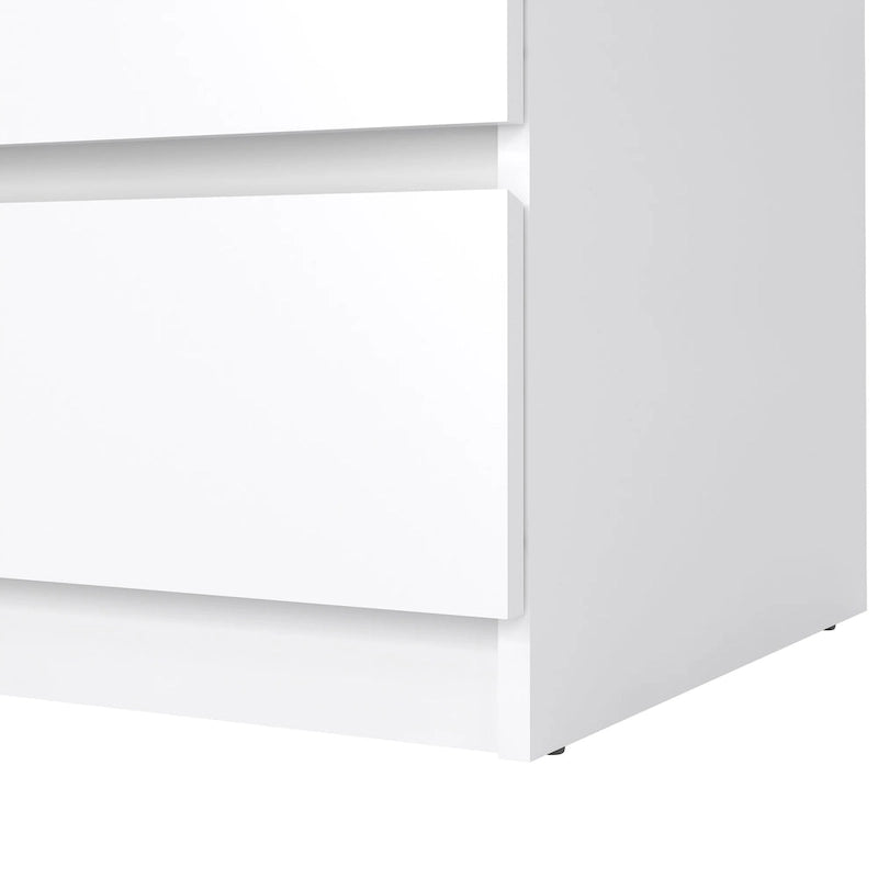 3-Drawer Chest | Truffle Oak / Black Woodgrain / Hickory / Black Matte / White Gloss | Flat-Front Style | 2-Person Assembly