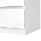 3-Drawer Chest | Truffle Oak / Black Woodgrain / Hickory / Black Matte / White Gloss | Flat-Front Style | 2-Person Assembly