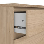 3-Drawer Chest | Truffle Oak / Black Woodgrain / Hickory / Black Matte / White Gloss | Flat-Front Style | 2-Person Assembly