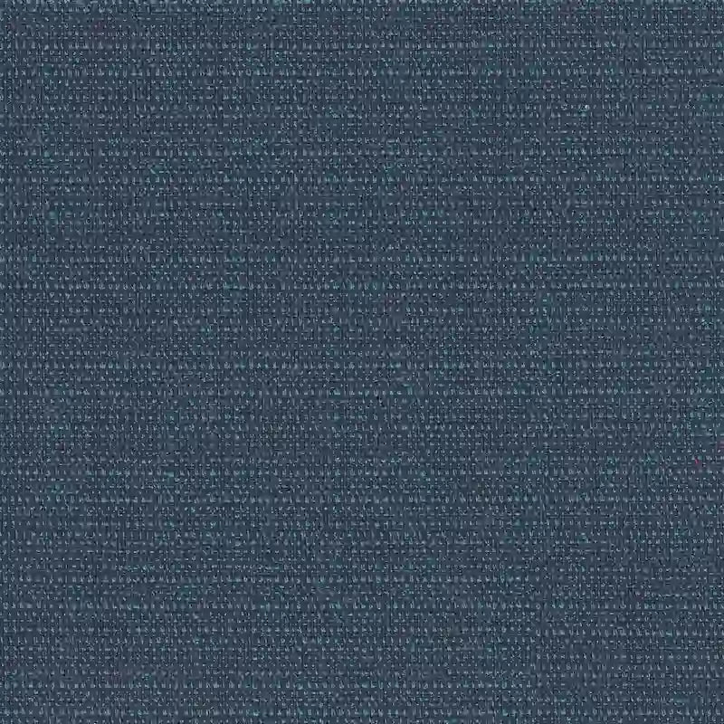 Chaise de salle à manger Parsons en tissu bleu uni avec pieds en bois noyer foncé