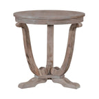 Stone White Wash Wood Veneer 3-Piece Table Set (1 Cocktail + 2 End Tables)