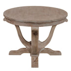 Stone White Wash Wood Veneer 3-Piece Table Set (1 Cocktail + 2 End Tables)