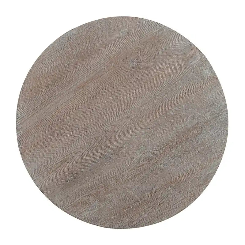 Stone White Wash Wood Veneer 3-Piece Table Set (1 Cocktail + 2 End Tables)