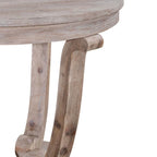 Stone White Wash Wood Veneer 3-Piece Table Set (1 Cocktail + 2 End Tables)