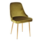 Velvet Dining Chair, Set of 2, Multi-Color Options