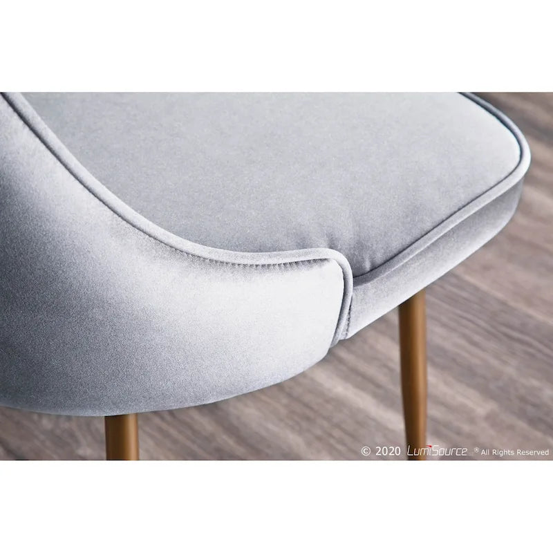 Velvet Dining Chair, Set of 2, Multi-Color Options