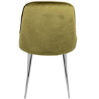Velvet Dining Chair, Set of 2, Multi-Color Options