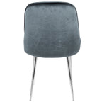 Velvet Dining Chair, Set of 2, Multi-Color Options