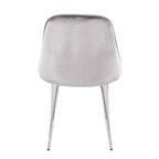 Velvet Dining Chair, Set of 2, Multi-Color Options