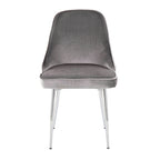 Velvet Dining Chair, Set of 2, Multi-Color Options