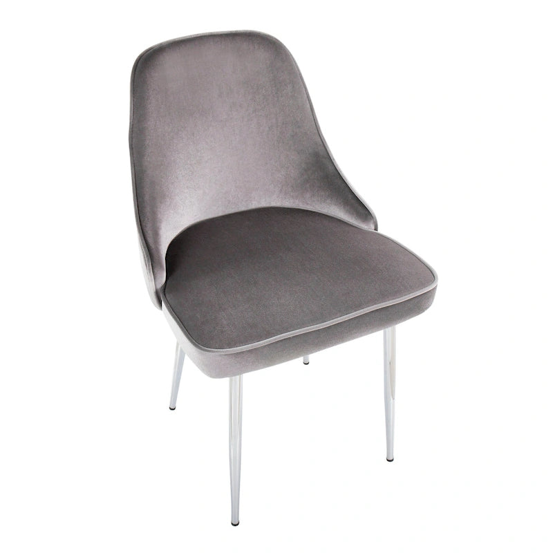Velvet Dining Chair, Set of 2, Multi-Color Options